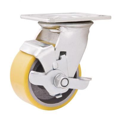 Rodizio Giratório Com Freio 6 Média 280kg Núcleo Ferro Fund