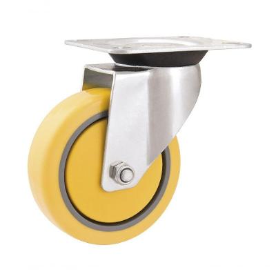 Rodizio Giratório 5 Média 120kg Núcleo Pvc Poliuretano Rg80