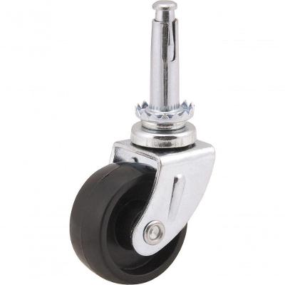 Rodizio Giratório Simples 40mm 20kg Nylon Pino Cone 8x38mm R