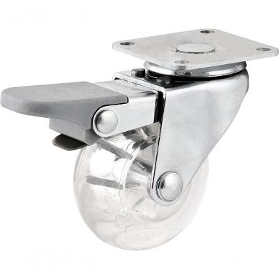 Rodízio Giratório Com Freio 3" Pu Transp Nove54