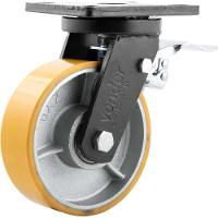 Rodizio Giratório Com Freio 6'' Pu+ferro Industrial Vonder - 2