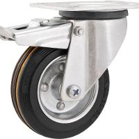 Rodizio Giratório Com Freio 4 Média 88kg Núcleo Chapa Borra - 2