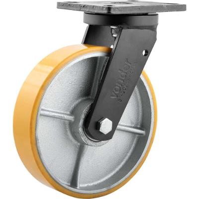 Rodizio Giratório 8'' Pu+ferro Industrial Vonder