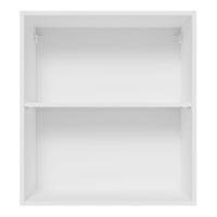 Armário Aéreo Madesa Lux 60cm 1 Porta Branco Preto - 5