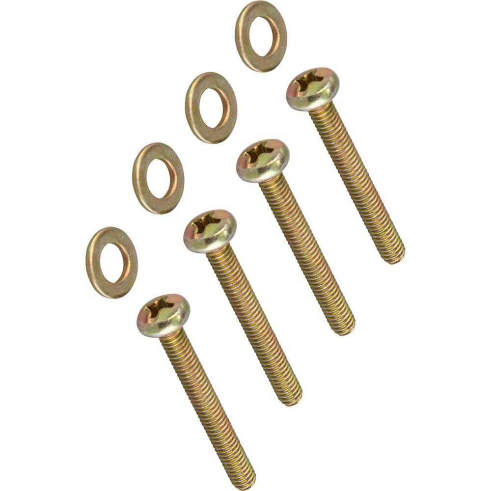 Parafuso Suporte De Tv 4x30 Mm Arruela M4 4 Peças Vonder - 5