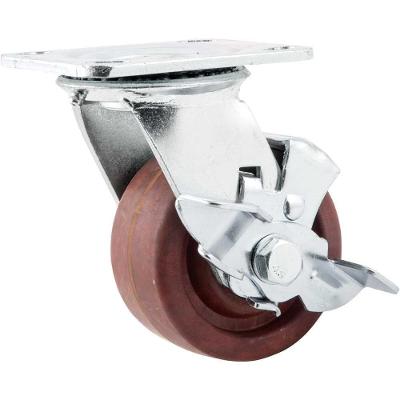 Rodizio Giratório Com Freio 4'' Celeron Industrial Vonder