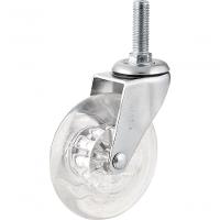 Rodizio Giratório 20kg 1.3-8 Poliuretano Transparente Vonder - 1