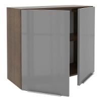 Armário Aéreo Madesa Lux 80 Cm 2 Portas Rustic/cinza - 8