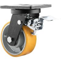 Rodizio Giratório Com Freio 5'' Pu+ferro Industrial Vonder - 3