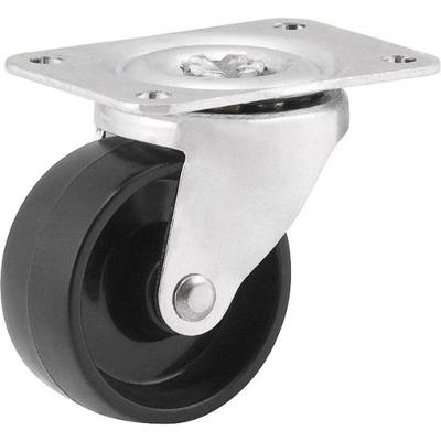 Rodizio Giratório 40x18mm 50kg Nylon Preto Vonder