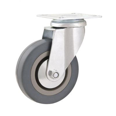 Rodizio Giratório 4 Média 55kg Pvc Borracha Cinza Rg Vonder