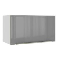 Armário Aéreo Lux 60cm 1 Porta Basculante Branco Cinza - 9