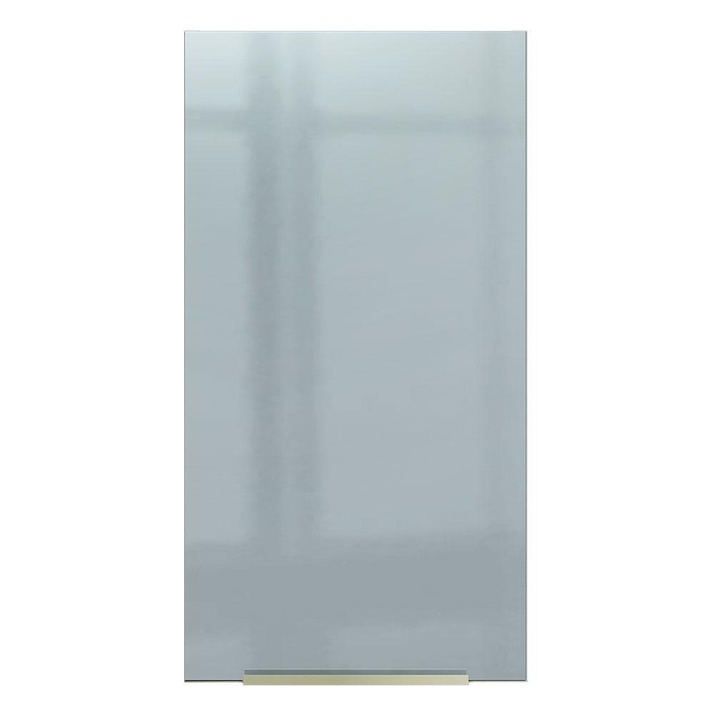 Armário Aéreo Madesa Lux 35cm 1 Porta Branco Cinza - 9