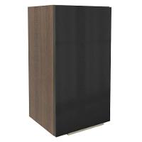 Armário Aéreo Madesa Lux 35 cm 1 Porta Rustic e Preto - 1