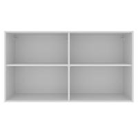 Armário Aéreo Madesa Glamy 120 Cm 2 Portas com Vidro Branco Preto - 5