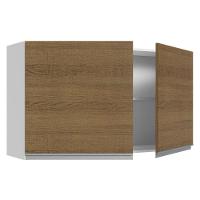 Armário Aéreo Glamy 100%MDF 120cm 2 Portas BR/Rustic Madesa - 7