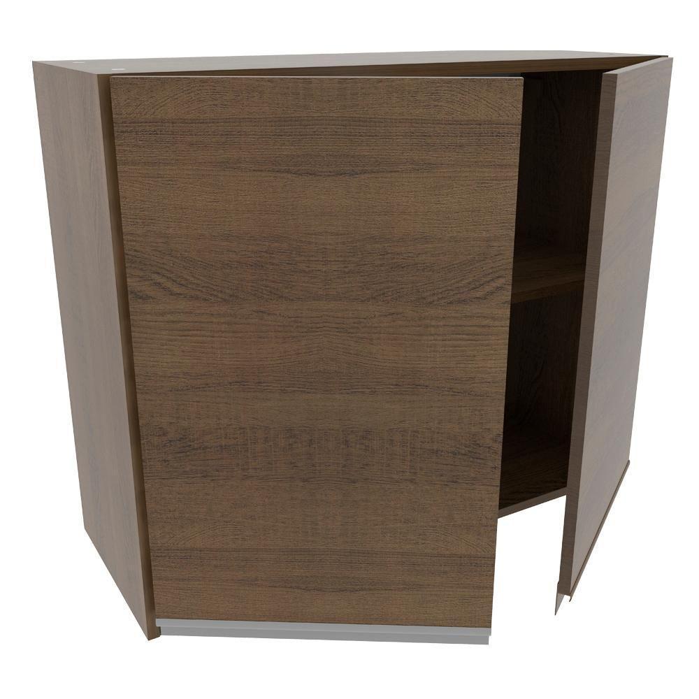 Armário Aéreo Glamy 80cm 2 Portas Rustic Madesa - 7