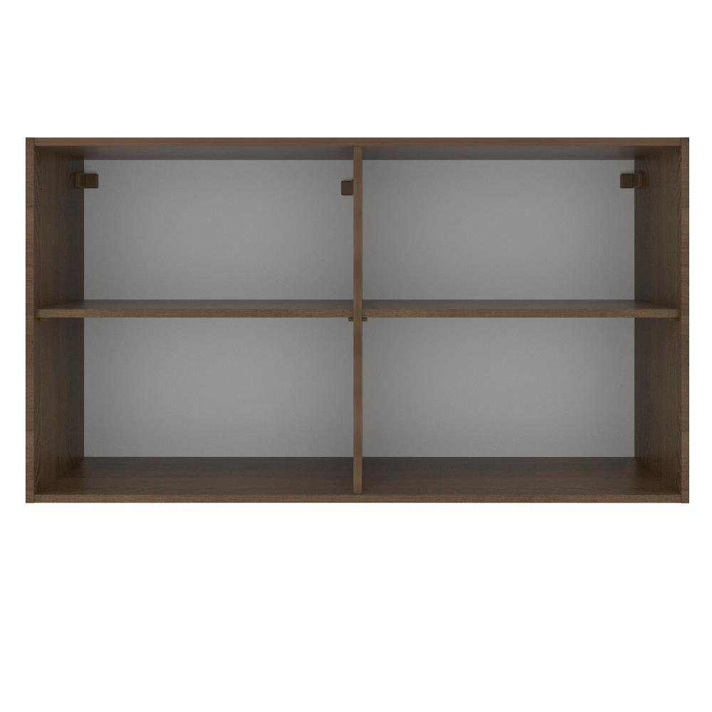 Armário Aéreo Glamy 120cm 2 Portas Rustic Madesa - 4