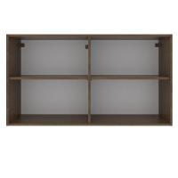 Armário Aéreo Glamy 120cm 2 Portas Rustic Madesa