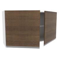 Armário Aéreo Glamy 2 Portas 120cm Rustic Madesa - 3