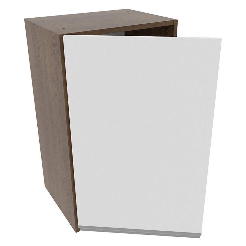 Armário Aéreo Glamy 40cm 1 Porta Rustic/Branco Madesa - 4