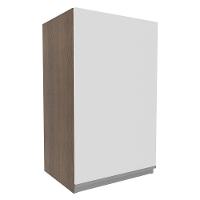 Armário Aéreo Glamy 40cm 1 Porta Rustic/Branco Madesa
