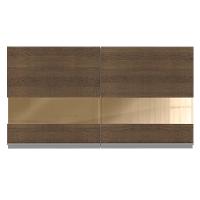 Armário Aéreo Glamy 2 Portas com Vidro 120cm Rustic Madesa - 3