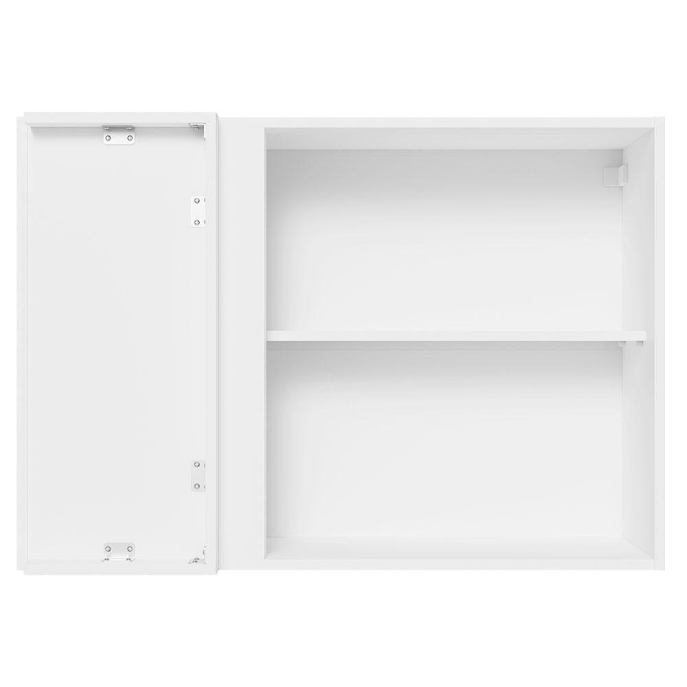 Armário Aéreo de Canto Glamy 100% MDF 1 Porta BR Madesa - 6