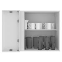 Armário Aéreo de Canto Glamy 100% MDF 1 Porta BR Madesa - 5