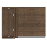 Armário Aéreo de Canto Glamy 1 Porta Rustic Madesa - 1