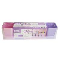 Kit Com 5 Porta Objetos Doçura Rosa E Roxo - Dello - 3