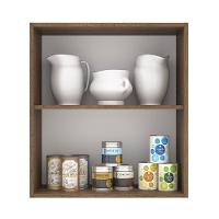 Armário Aéreo 60 Cm 1 Porta Rustic/Branco Veludo - 10