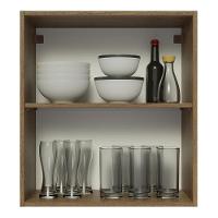 Armário Aéreo 60 Cm 1 Porta Rustic/Branco Veludo - 7