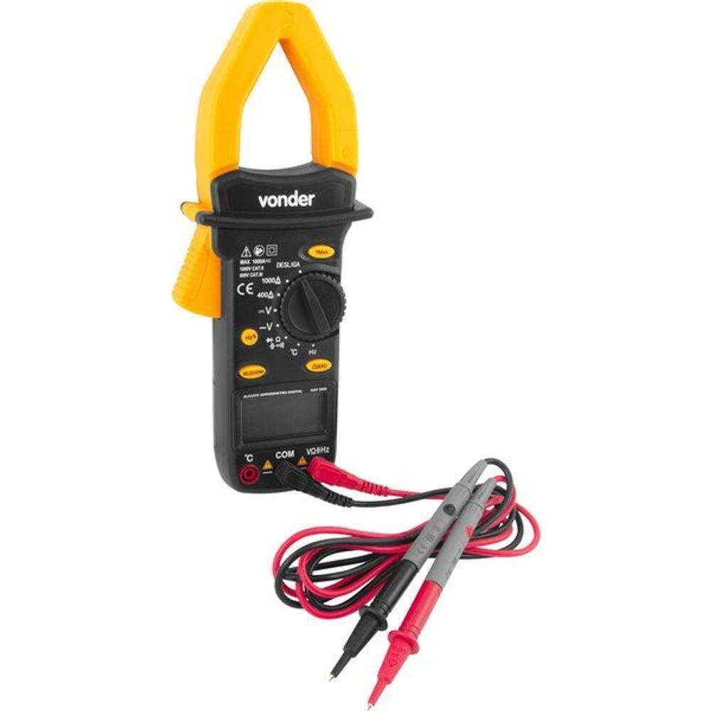 Alicate Amperimetro Digital Aav2000 Vonder - 3