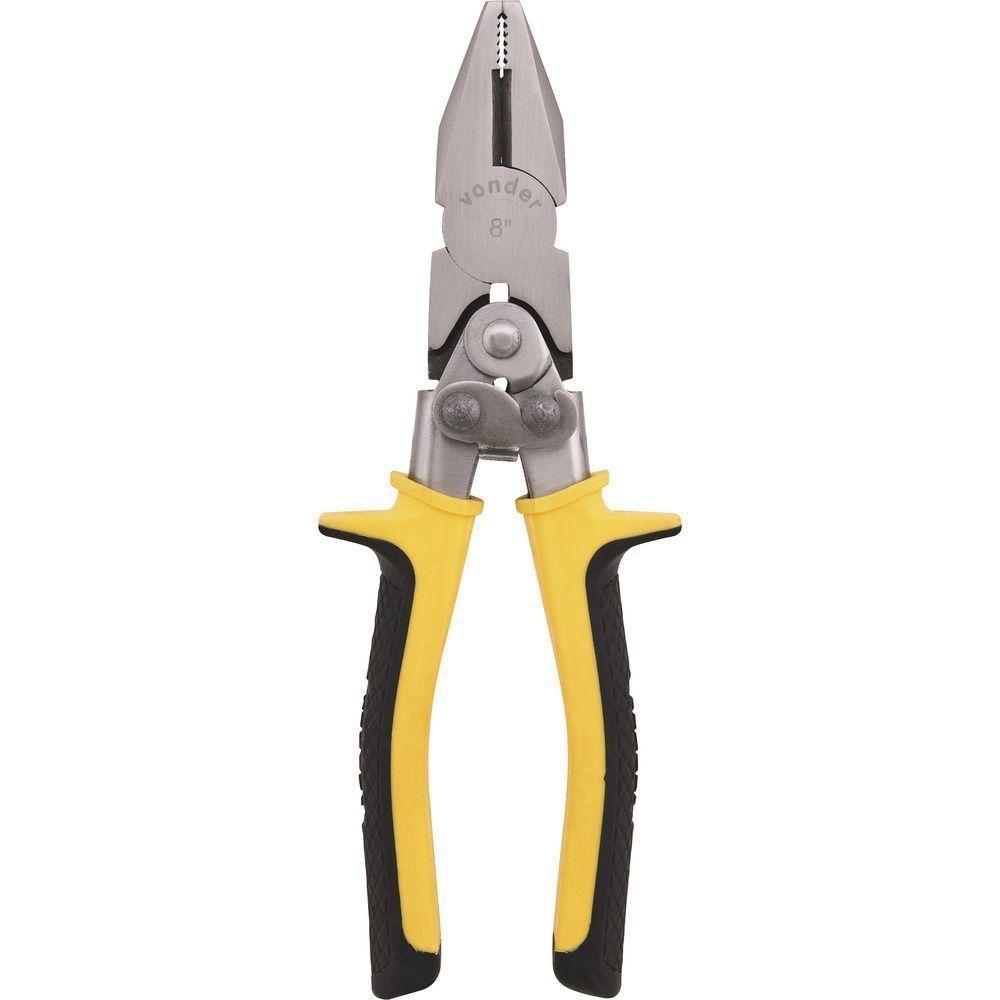 Alicate Universal 8 Força Dupla Vanádio Isol. 1000v Vonder - 3