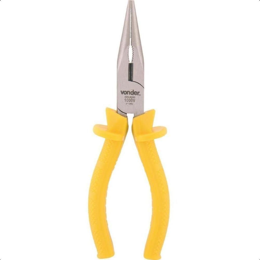 Alicate Bico Meia Cana 6 Reto Vanádio Isolado 1000v Vonder - 2