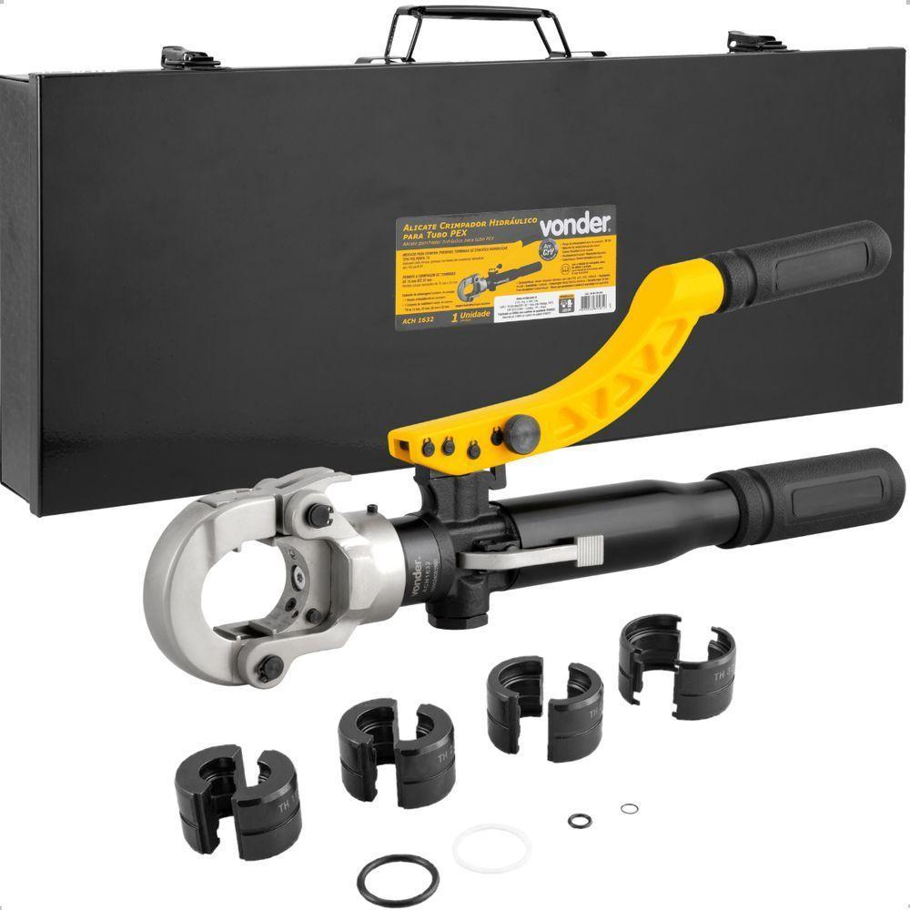 Alicate Crimpador Hidráulico Tubo Pex Ach1632 Vonder - 1