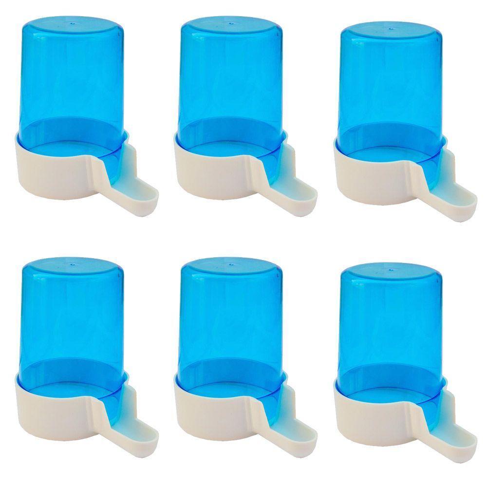 Bebedouro Italiano G Malha Larga Azul 300ml Kit 6 Un - 1