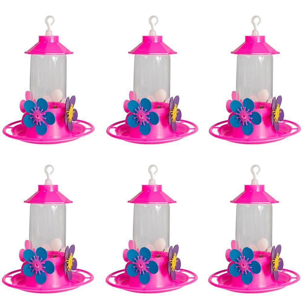 Bebedouro Beija-flor Bandeja C/ Poleiro 250ml Kit 6 - 1