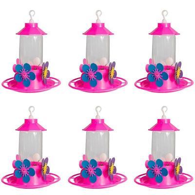 Bebedouro Beija-flor Bandeja C/ Poleiro 250ml Kit 6
