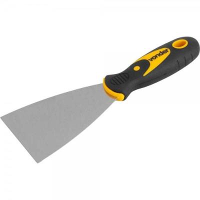Espátula Betumadeira Lisa 3'' - 7,6 Cm Aço Cabo Pvc Emborrachado Anatômico Vonder