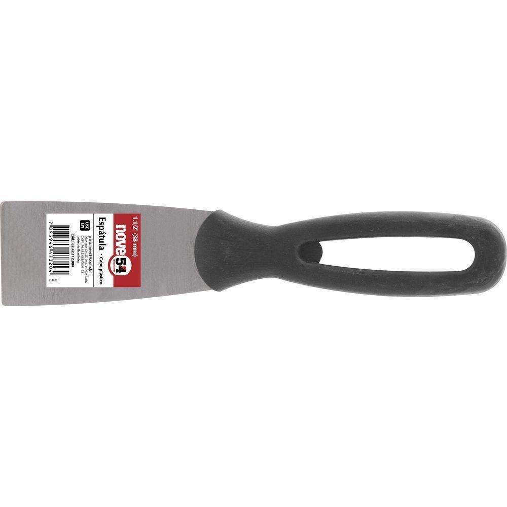 Espátula Betumadeira Aço Carbono 1.1-2 3,8cm Cabo Plástico - 1