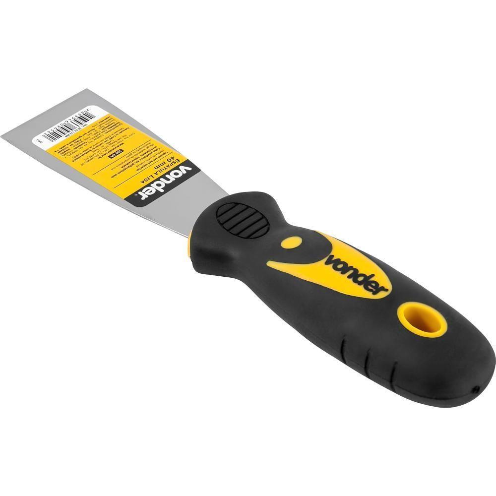 Espátula Betumadeira Lisa 1.1-2 3,8 Cm Aço Carbono Vonder - 3