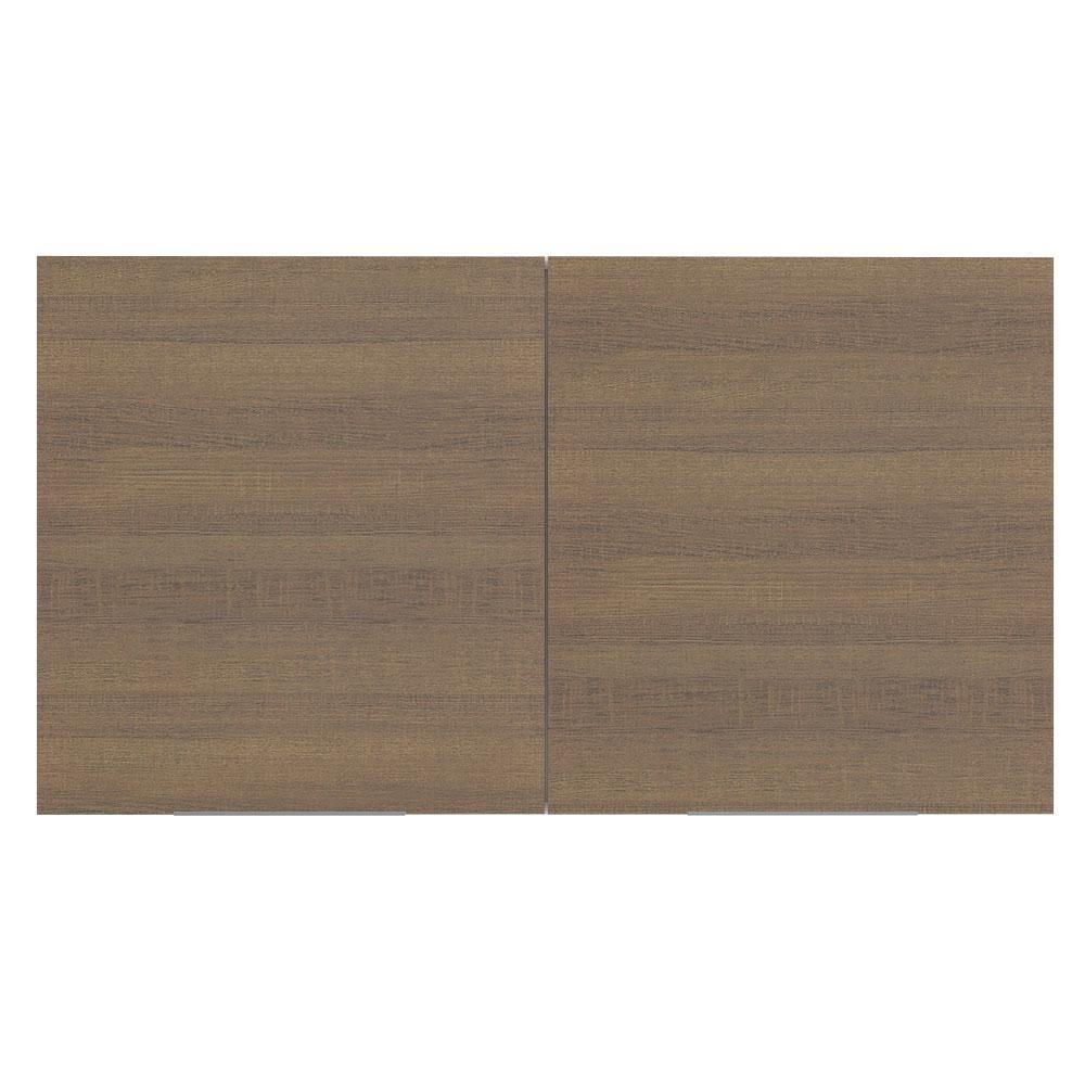 Armário Aéreo Madesa Stella 120 Cm 2 Portas Branco/rustic - 4