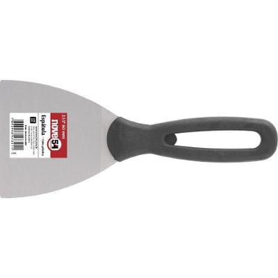 Espátula Betumadeira Aço Carbono 2.1-2 6,3cm Cabo Plástico