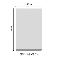 Armário Aéreo Acordes Glamy 100% MDF 40cm 1 Porta BR Madesa  - 7