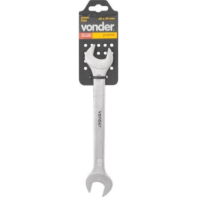 Chave Fixa 18 Mm X 19 Mm Em Aço Cromo Vanádio Vonder