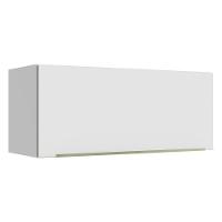 Armário Aéreo 80 Cm 1 Porta Basculante Branco/Branco Veludo - 1