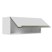 Armário Aéreo 80 Cm 1 Porta Basculante Branco/Branco Veludo - 5