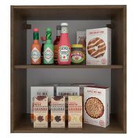 Armário Aéreo Stella 1 Porta Rustic/branco Madesa - 5